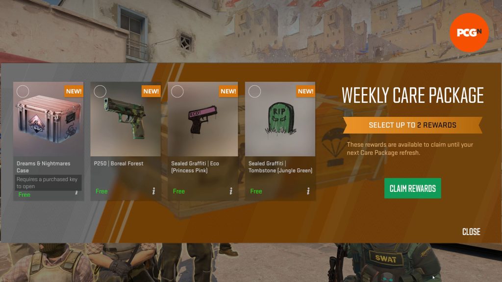 جوایز هفتگی و ایونت های پرایم سی اس گو پر از آیتم های خفن و با ارزشه که در مارکت استیم قیمت های بالایی دارند